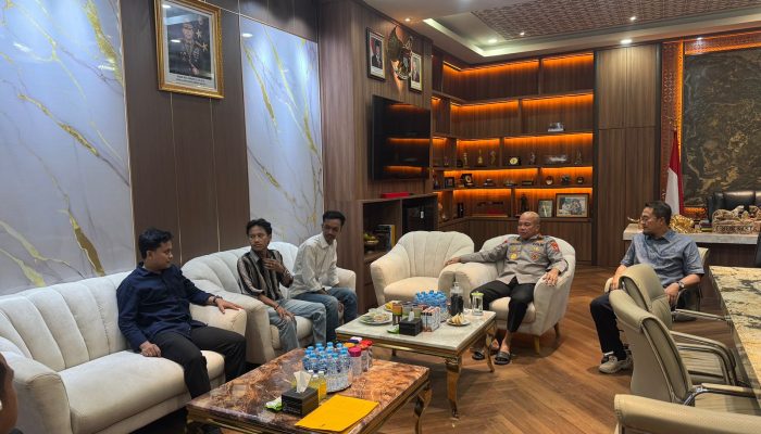 Audiensi Bersama HMI, Kapolda Banten Tegaskan Polda Tidak Anti Kritik