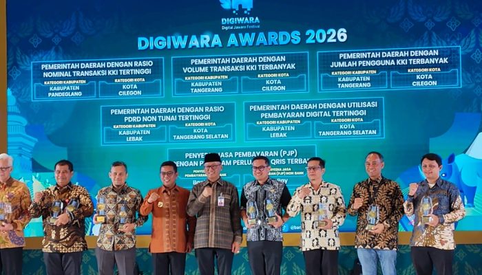 PEMKOT CILEGON BORONG 3 PENGHARGAAN TERBAIK DARI BI BANTEN