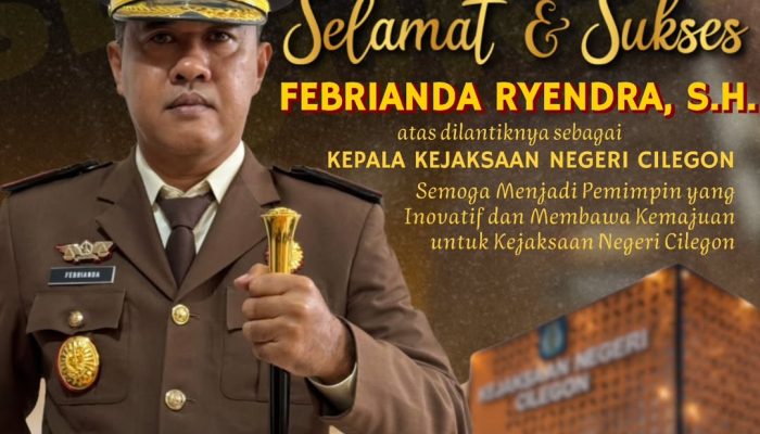 Kajari Cilegon Baru Siap “Fight” Berantas Korupsi, Febrianda Ryendra: “Saya Jaksa Petarung Jalanan”