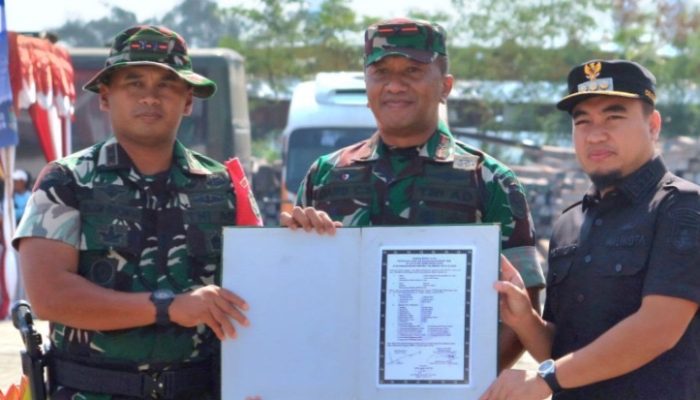Wali Kota Cilegon Apresiasi Pelaksanaan TMMD Ke-128 Kodim 0623 Cilegon