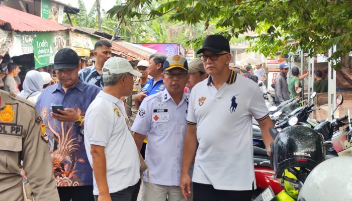 Pemkot Cilegon Tata Pasar Blok F, Pedagang di Atas Drainase Direlokasi ke Dalam Pasar