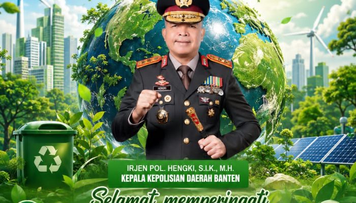 Peringati Hari Lingkungan Hidup Sedunia, Kapolda Banten Ajak Masyarakat Peduli Lingkungan