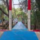 Polri Rampungkan Pembangunan Jembatan Merah Putih Presisi di Desa Pasirbuyut, Kabupaten Serang