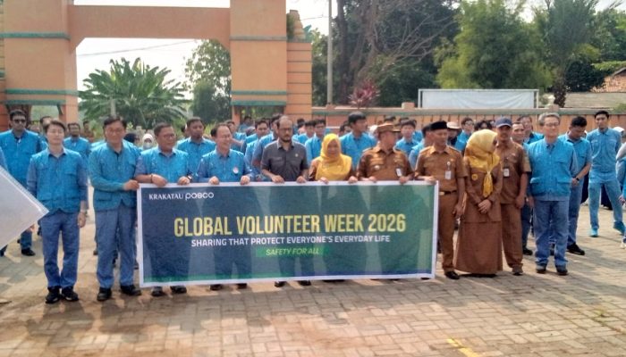 Kolaborasi Industri dan Pendidikan di Ciwandan, Global Volunteer Week 2026 Dorong Penguatan Fasilitas Sekolah