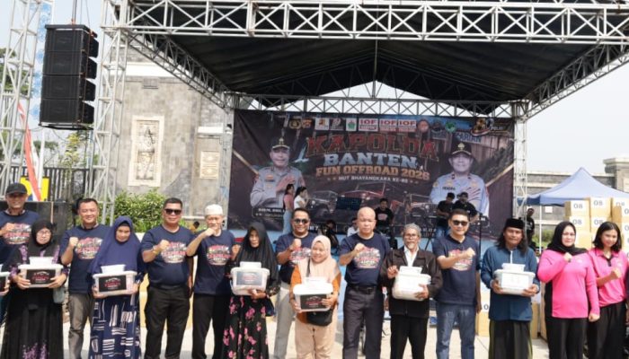 Sambut Hari Bhayangkara Ke-80, Polda Banten Gelar Bakti Sosial dan Bakti Kesehatan di Bendungan Karian