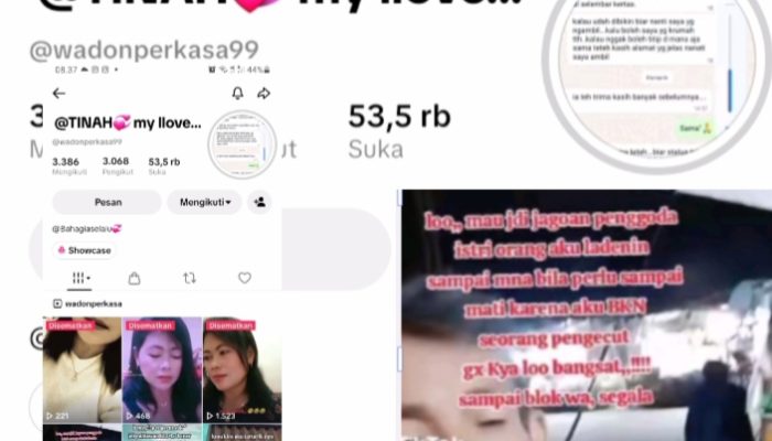 Warga Picung Akan Segera Laporkan Dugaan Pencemaran Nama Baik di Media Sosial TikTok, Bernama @TINAH my IIove.. 