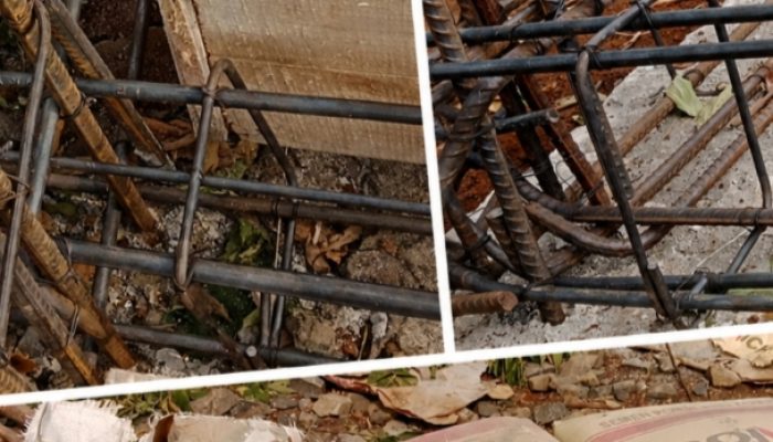 Diduga Kurang Pengawasan, Pekerjaan Revitalisasi SMPN 4 Gunung Kencana Jadi Sorotan
