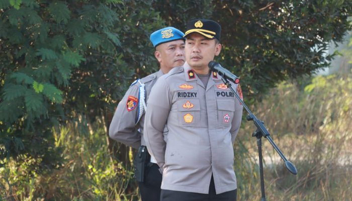 Pengamanan Presisi Polres Cilegon Wujudkan Aksi Unjuk Rasa Buruh Berjalan Aman, Tertib, dan Kondusif di PT NS BlueScope Indonesia