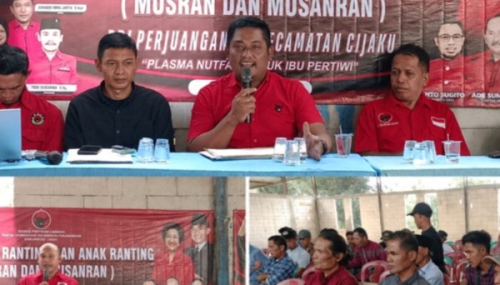 DPC PDI Perjuangan Lebak Gelar Musran dan Musanran Kecamatan Cijaku, Perkuat Konsolidasi Organisasi Hingga Tingkat Akar Rumput