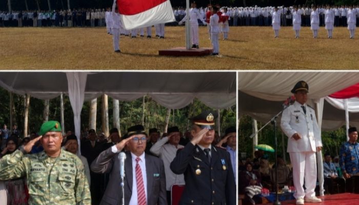 Upacara HUT Kemerdekaan RI ke-81 Tingkat Kecamatan Cikulur Berlangsung Khidmat dan Lancar