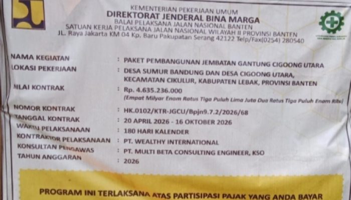 Rp4,6 Miliar untuk Jembatan Gantung, Akses Jalan Belum Jelas: Proyek Cigoong Utara Disorot