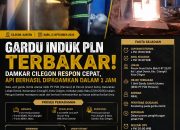 Gardu Induk PLN di Perum Grand Sutra Cilegon Terbakar, Damkar Respons dalam Lima Menit