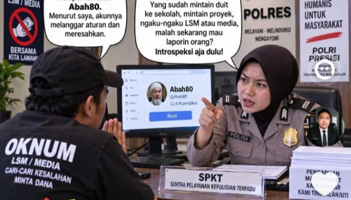 LBH ARB Bongkar Temuan Baru, Konten dan Logo Polres pada @Abah80 Didalami